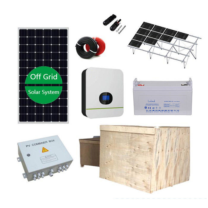 Complete 48vdc Off Grid Solar Power System 220vac Independent Electricity